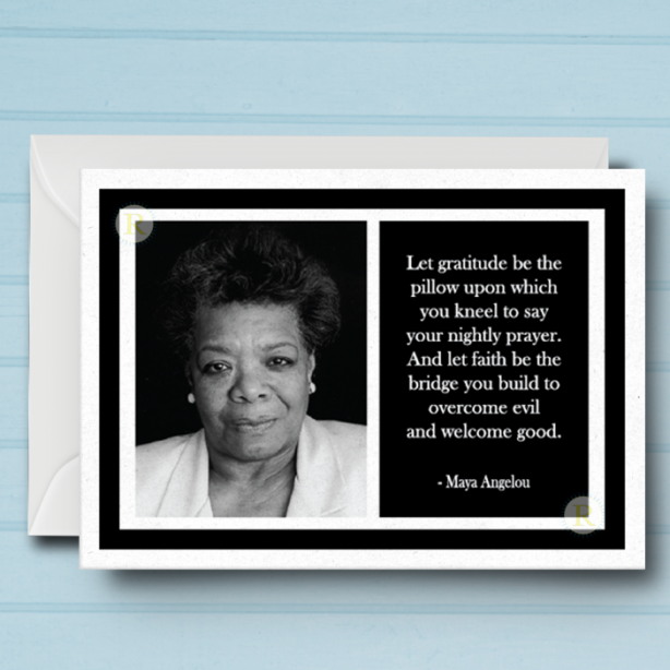 Maya Angelou Card B